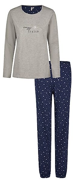 By Louise Schlafanzug Damen Pyjama lang (2 tlg) Modisches Design günstig online kaufen