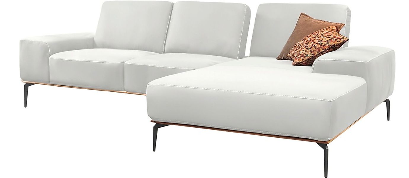W.SCHILLIG Ecksofa "run, Designsofa mit tollem Sitzkomfort, bequem, L-Form" günstig online kaufen