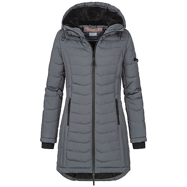 SUBLEVEL Steppjacke Damen Mantel mit Kapuze günstig online kaufen