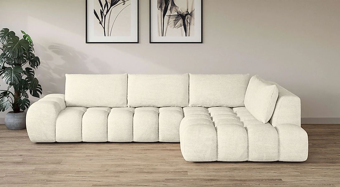 INOSIGN Ecksofa "AZITA klein, L-Form, elegant und bequem Designsofa in Bubb günstig online kaufen