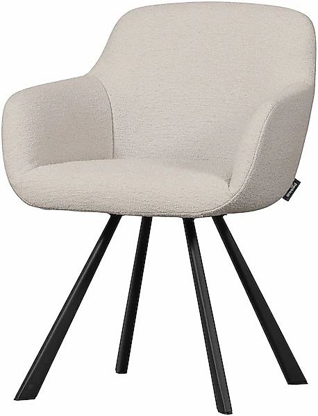 WOOOD Esszimmerstuhl »Juno«, gepolstert mit weichem Bouclé, Höhe 79 cm x Br günstig online kaufen
