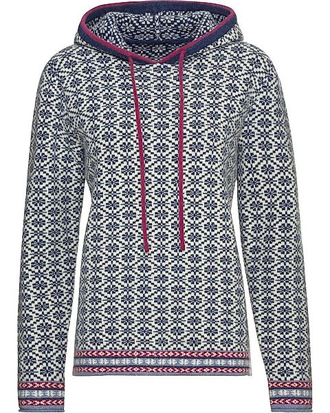 Reitmayer Strickpullover Jacquard-Kapuzenpullover günstig online kaufen