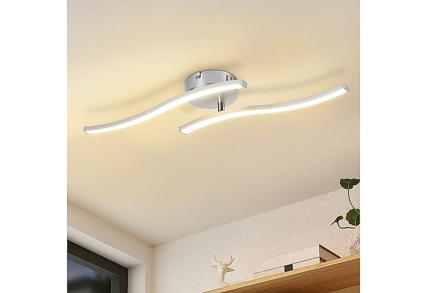 Nettlife Deckenleuchte Flur Schwarz 6W 3000K Modern Innen Wellen Design War günstig online kaufen