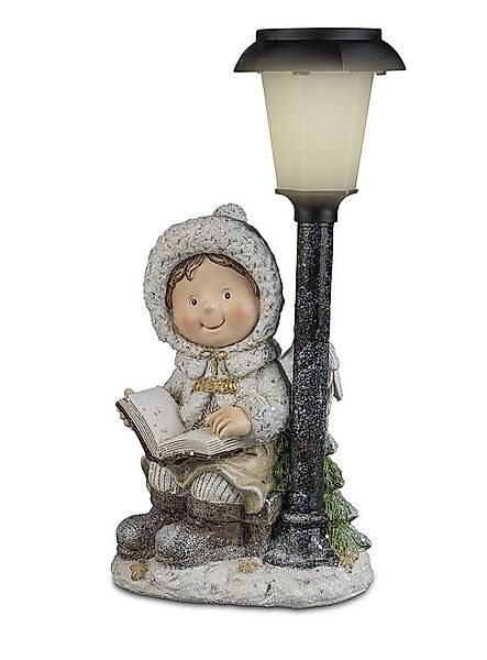 formano LED-Dekofigur Engel sitzend mit LED Laterne 31 cm günstig online kaufen