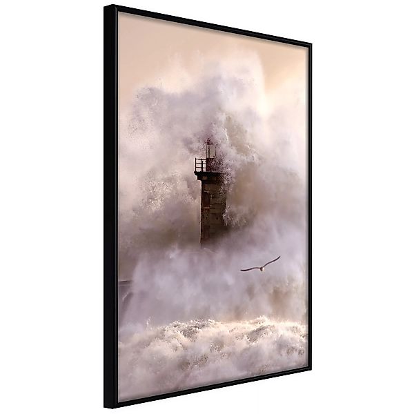 Poster - Lighthouse During A Storm günstig online kaufen