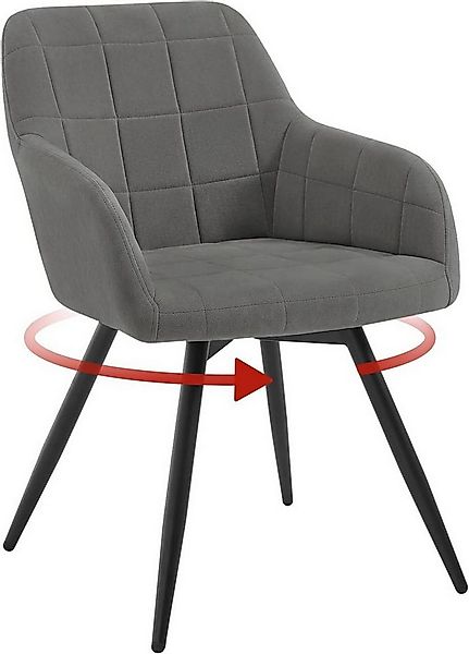 Woltu Esszimmerstuhl (1 St), gepolsterter ergonomischer, mit Metallbeinen günstig online kaufen