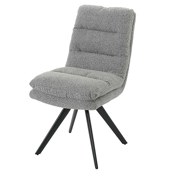 MCW Esszimmerstuhl G66 Boucle Hellgrau günstig online kaufen