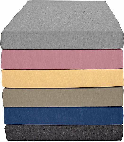 KUM Spannbettlaken "Polycotton Spannbetttuch" bis ca. 30 cm Matratzenhöhe, günstig online kaufen