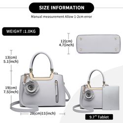 Miss Lulu Handtasche Damen Blumen-Design Henkeltasche günstig online kaufen