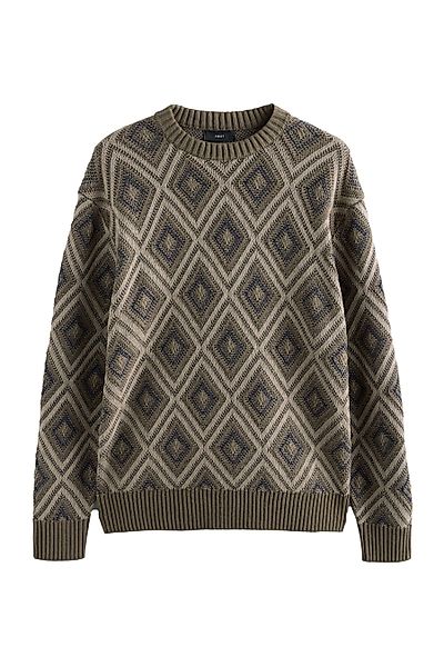 Next Rundhalspullover Relaxed Fit Pullover mit günstig online kaufen