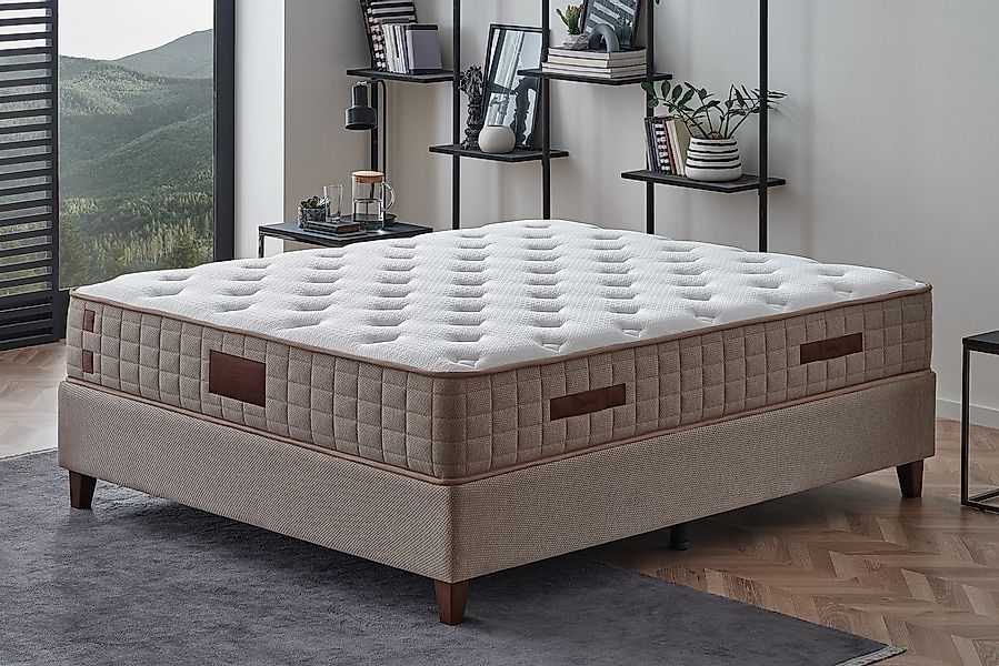 Taschenfederkernmatratze Majestät First Class Cool&Wool, Matratze in 90x200 günstig online kaufen