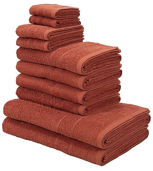 my home Handtuch Set Inga, Duschtücher, günstig online kaufen