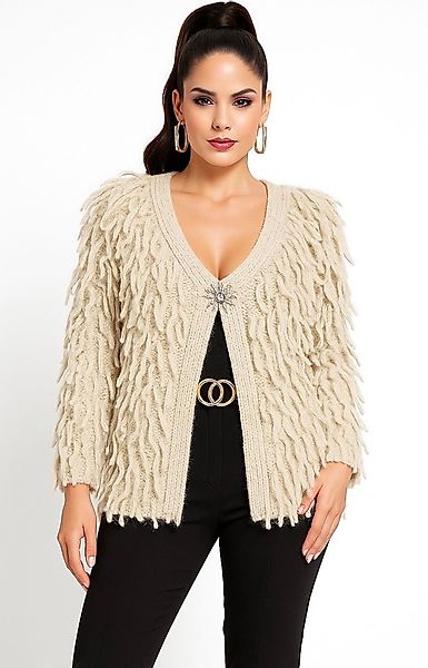 Worldclassca Cardigan WORLDCLASSCA Strickjacke Cardigan Fransen günstig online kaufen