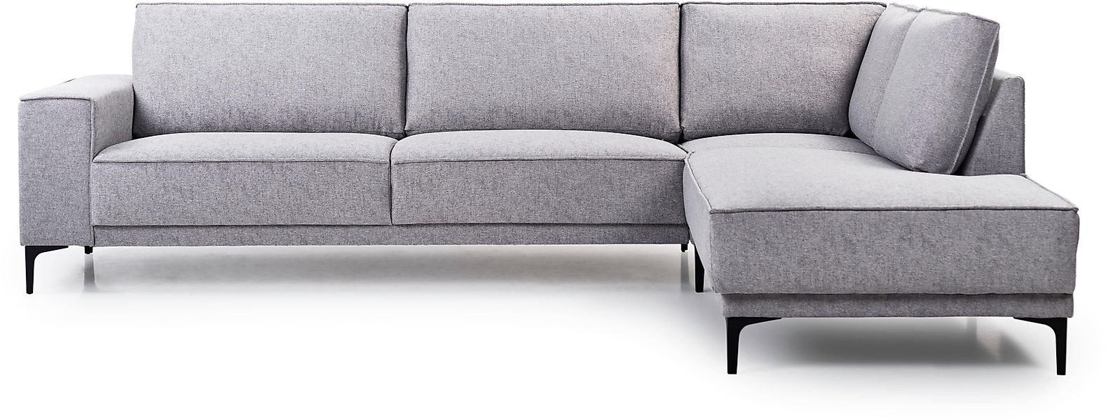OTTO home Ecksofa "Polsterecke Oland, Struktur, Flachgewebe, Luxus-Microfas günstig online kaufen