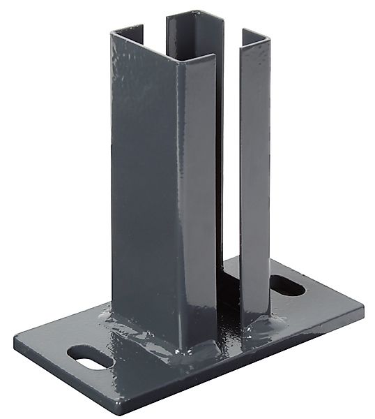 Alberts Zaun Pfostenträger f.DSTM-EckPF 60x60,anthr, 685447 günstig online kaufen