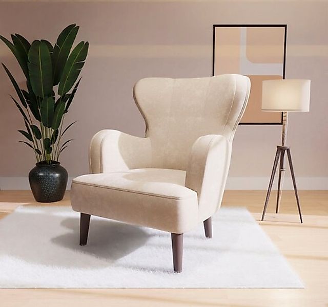Home affaire Sessel »SICILIA«, moderner Ohrensessel günstig online kaufen