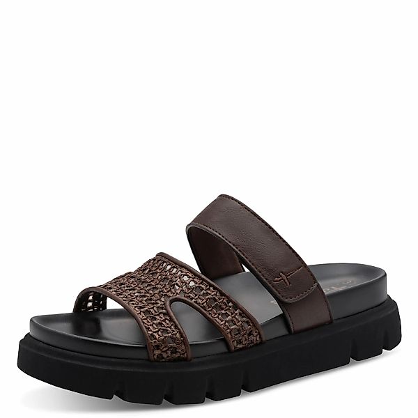 Tamaris Pantolette Sommerschuh, Plateaupantolette mit Klettverschluss günstig online kaufen