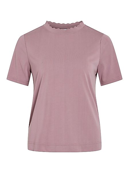 Vila T-Shirt Klassisches Kurzarm-Design mit Rundhalsausschnitt günstig online kaufen