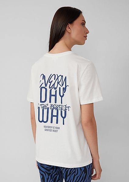 s.Oliver Kurzarmshirt T-Shirt mit Front- und günstig online kaufen