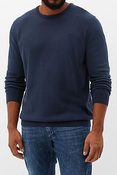 s.Oliver Feinstrickpullover aus Baumwolle Farbe schwarz Größe: 5XL günstig online kaufen