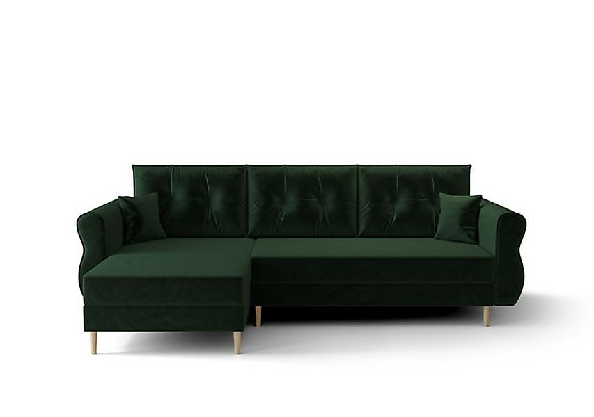 ALTDECOR Ecksofa APOL-L, Couch mit Schlaffunktion, Stauraum Wohnlandschaft günstig online kaufen