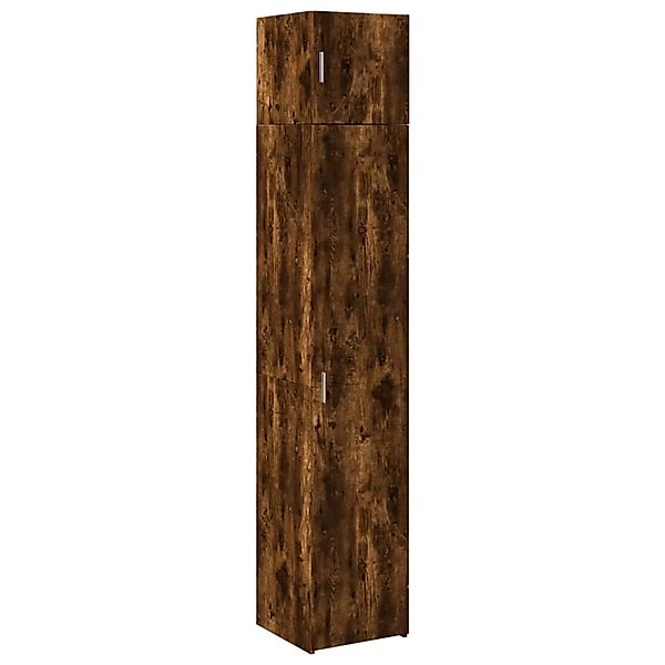 vidaXL Hochschrank Schmal Räuchereiche 40x42,5x225 cm Holzwerkstoff 3281277 günstig online kaufen