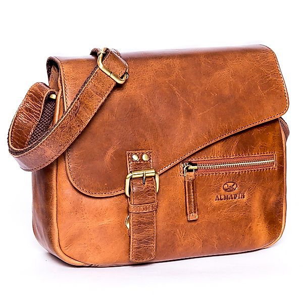 ALMADIH Umhängetasche Leder Damentasche MIKI Ledertasche günstig online kaufen