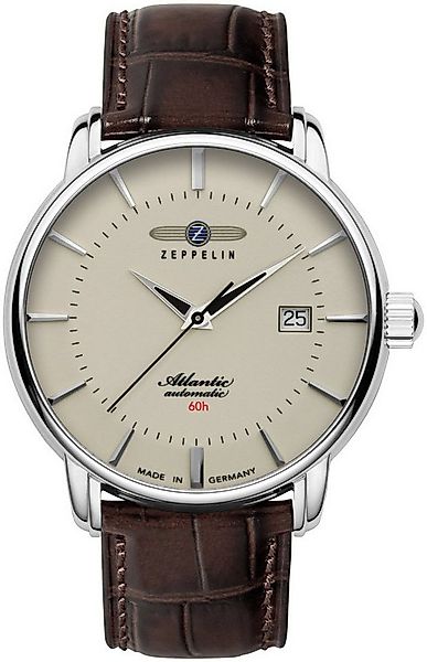 ZEPPELIN Automatikuhr Atlantic Automatic 60h 8460-5, Mechanische Uhr, Armba günstig online kaufen