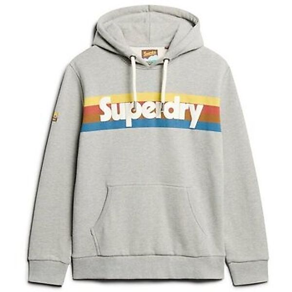 Superdry  Sweatshirt Sweatshirt à capuche rayé à logo rétro günstig online kaufen