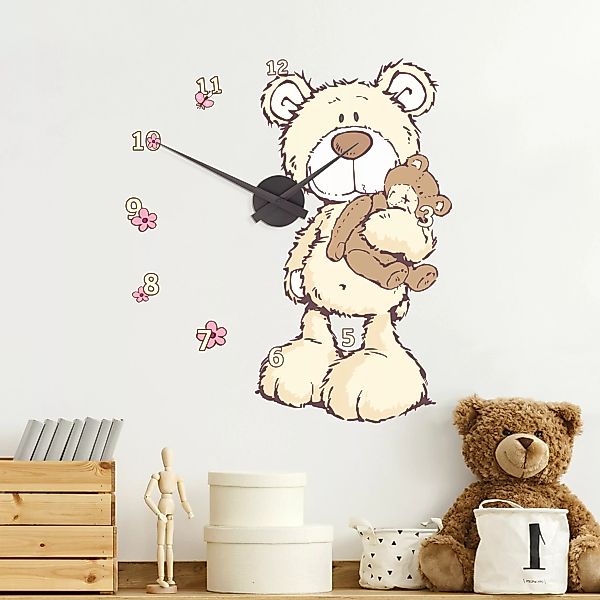 Wandtattoo Kinderzimmer NICI - Classic Bears Uhr günstig online kaufen