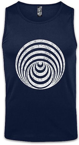 Urban Backwoods Tanktop Hypno Circle I Ärmelloses T-Shirt Kreis Kreisel Spi günstig online kaufen