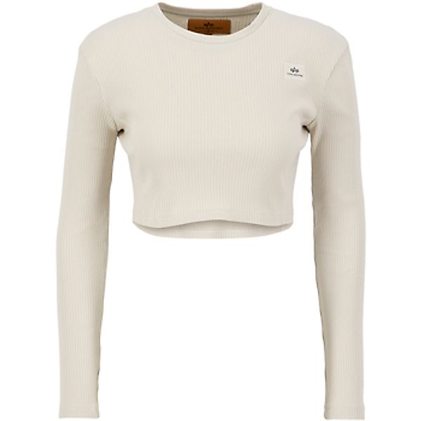 Alpha Industries  T-Shirts & Poloshirts X-Fit Rib LS C Women - vintage whit günstig online kaufen