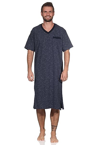 Normann Pyjama Normann Herren kurzarm Nachthemd günstig online kaufen