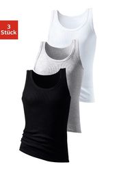 H.I.S Unterhemd "Doppelripp Tanktop" Packung, 3 Stk. tlg., aus weicher Baum günstig online kaufen