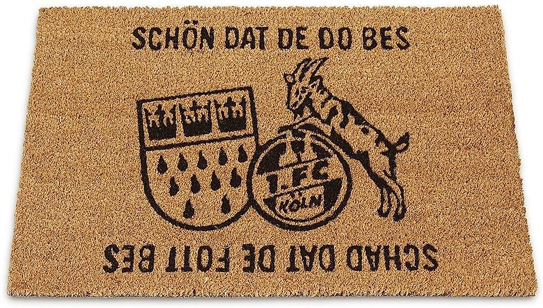 1. FC Köln Dekoobjekt Fußmatte Kokos günstig online kaufen