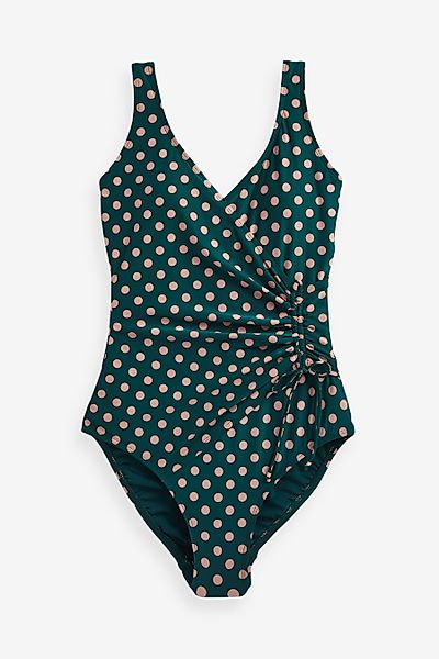 Next Badeanzug Bauchformender Badeanzug mit Raffung, günstig online kaufen