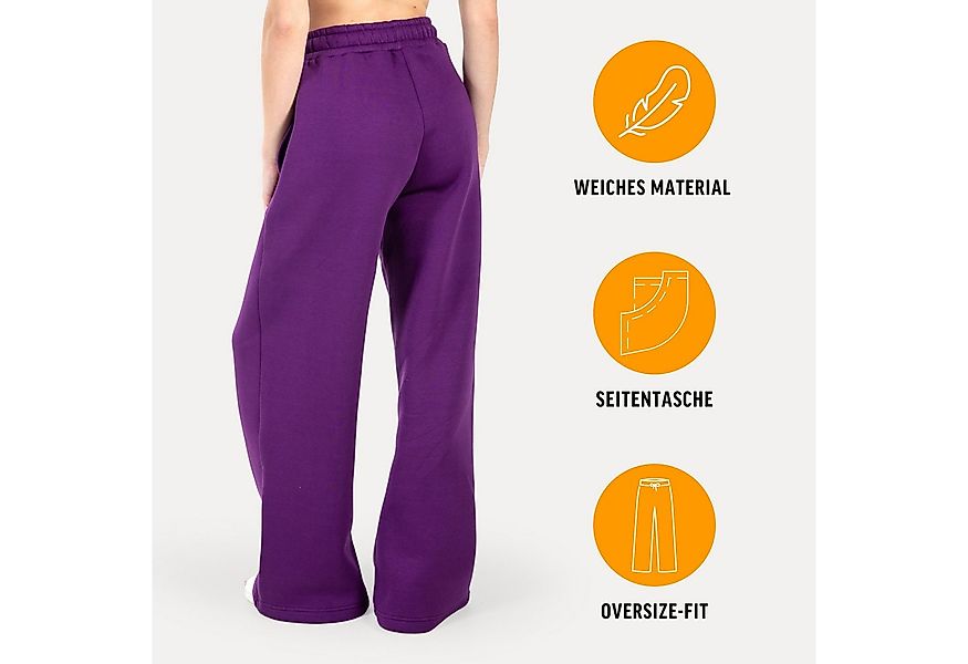 Smilodox Jogginghose Damen Siara, Bequeme Freizeithose mit Seitentaschen Tr günstig online kaufen