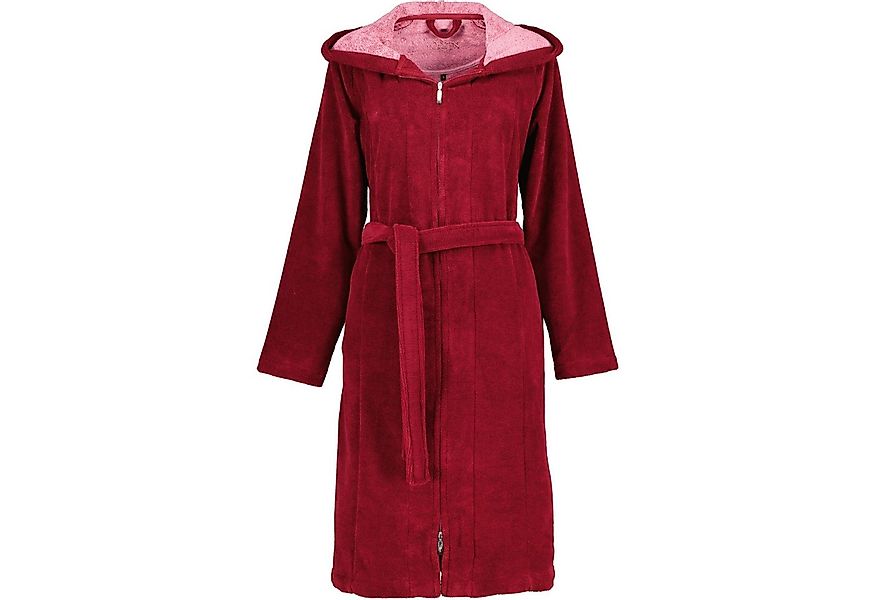 Vossen Damenbademantel Palermo Kurzmantel mit Kapuze Velours, Kurzmantel mi günstig online kaufen