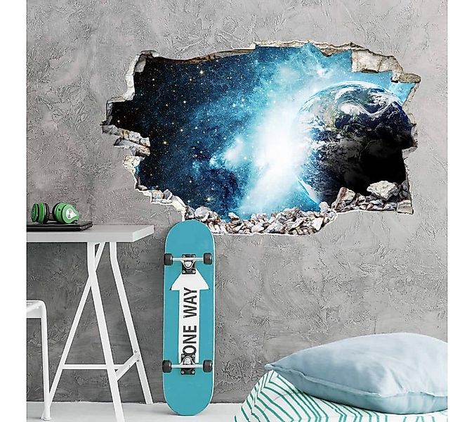 K&L Wall Art Wandtattoo 3D Wandtattoo Aufkleber Weltraum Wandsticker ferne günstig online kaufen