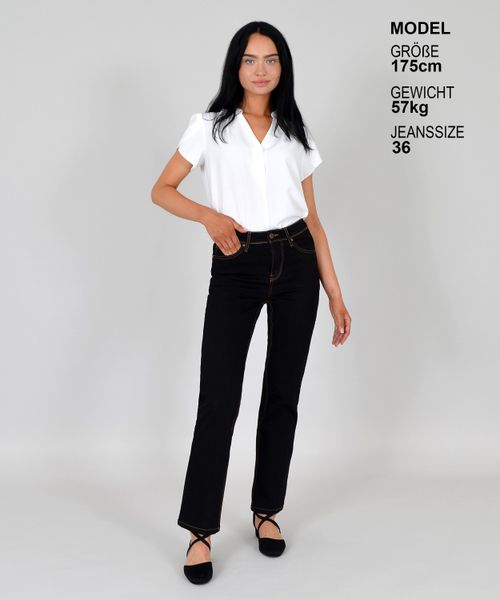 ESRA Straight-Jeans Damen Jeans Gerade hohe günstig online kaufen