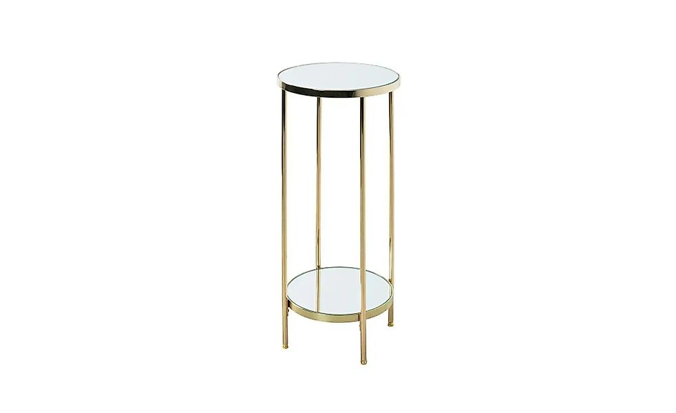 Blumensäule   ¦ gold ¦ Maße (cm): B: 28 H: 66  Ø: 28 Tische > Beistelltisch günstig online kaufen