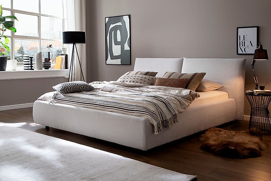 PLACES OF STYLE Polsterbett »Priora in 4 Breiten bis 200cm« auch in NaturLE günstig online kaufen