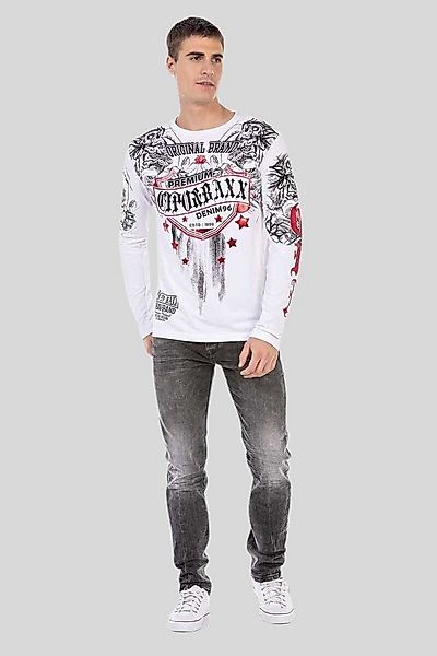 Cipo & Baxx T-Shirt Sweatshirts mit coolem Print günstig online kaufen