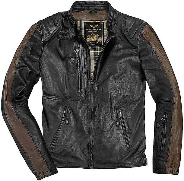 Black-Cafe London Motorradjacke Vintage Motorrad Lederjacke günstig online kaufen