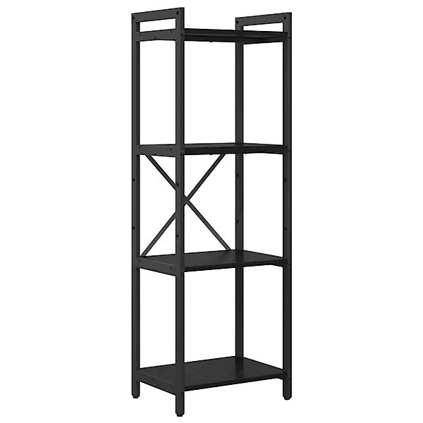 vidaXL Bücherregal Schwarz Eichen-Optik 40 x 30 x 85 cm Holzwerkstoff 86835 günstig online kaufen