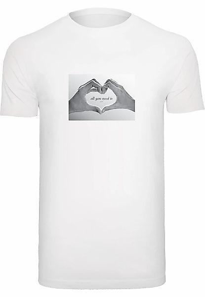 MisterTee T-Shirt "MisterTee Love SIgn Tee" 1 Stk. tlg. günstig online kaufen