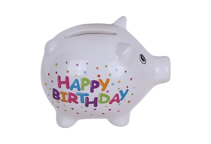 Out of the Blue Spardose Mini Happy Birthday Sparschwein - Geburtstags Spar günstig online kaufen