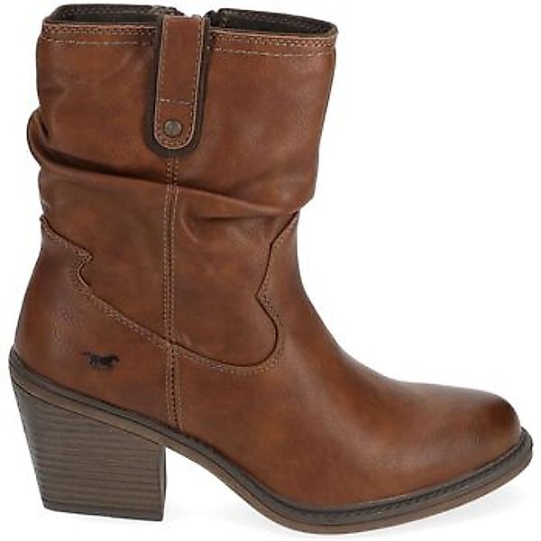 Mustang Shoes Bikerboots "Mustang Shoes Stiefelette Lederimitat" günstig online kaufen