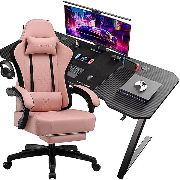 GTPLAYER Gaming-Stuhl Ergonomischer Gaming Sessel Schreibtischstuhl günstig online kaufen