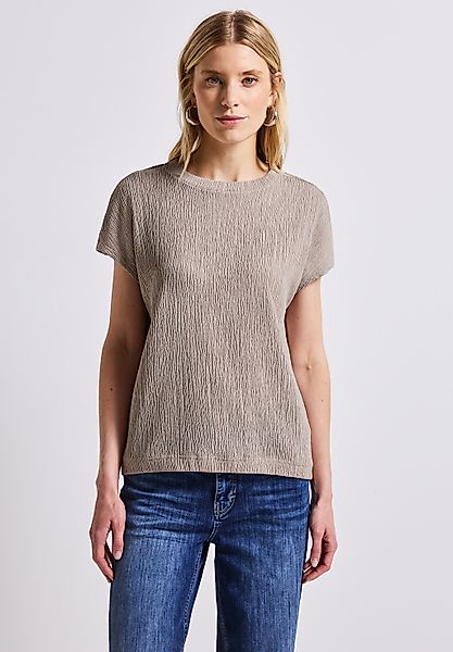 STREET ONE T-Shirt, mit Elastiksaum günstig online kaufen